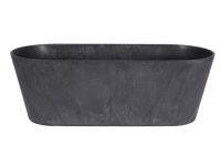 Balkonkasten Claire schwarz D55x16 H17