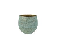 Topf Ryan shiny blue D18 H16