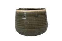 Topf Iris moos grau D21 H17