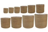 Topf Satz von 10 Stef naturel D38 H38
