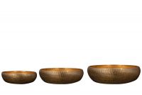 Schale Satz von 3 Rowen gold D48 H13