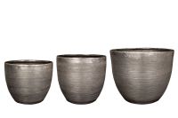 Topf Satz von 3 Rowen lead D21 H16