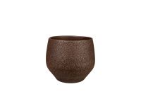 Topf Norell velvet brown D16 H13