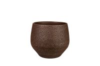 Topf Norell velvet brown D19 H16