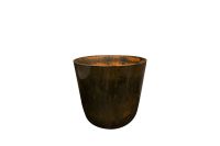 Topf Palermo marble brown D21 H19