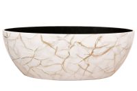 Planter Niene marble white D55x25 H20