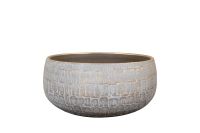 Schale Renzo shiny grey D28 H13