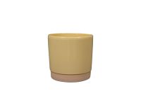 Topf Saske pastell gelb D13 H13