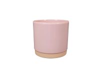 Topf Saske pastelroze D16 H15
