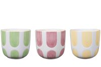 Topf Joya farbe D17 H15 3 sortiert