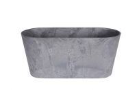 Balkonkasten Claire grau D38x16 H17