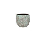 Topf Evi antiq bronze D12 H11
