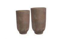 Vase Satz von 2 Kevin choco D38 H65