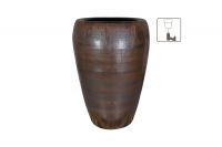 Vase Ivana sepia D105 H150