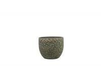 Topf Rinca shiny green D15 H13