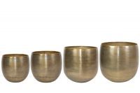 Topf Satz von 4 Rowen gold D42 H41