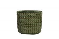 Schale Stian moss green D26x13 H24