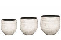 Topf Satz von 3 Ciana concrete rust D50 H45